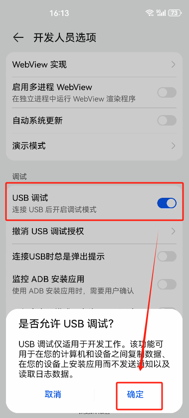 有线投屏找不到开发者选项5