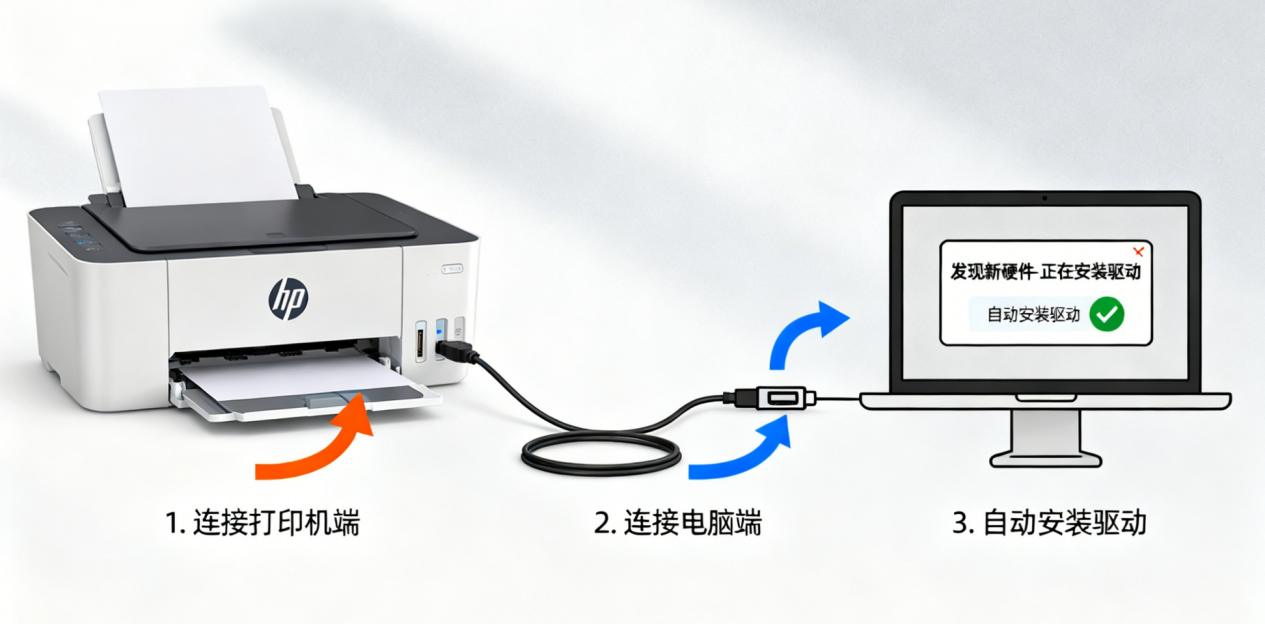 惠普打印机怎么连接电脑1
