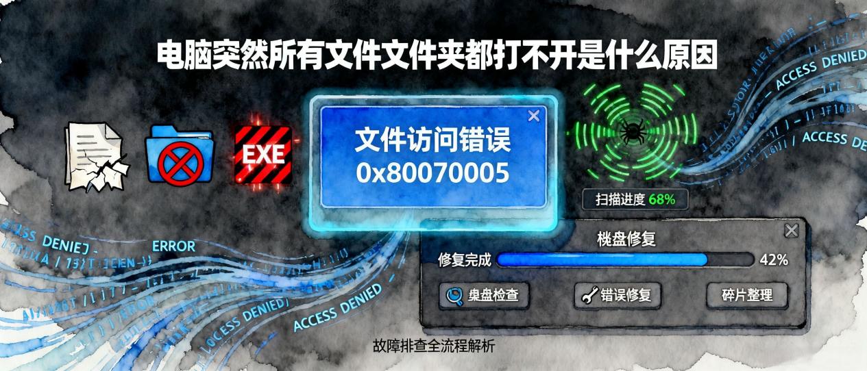 电脑文件打不开是什么原因10