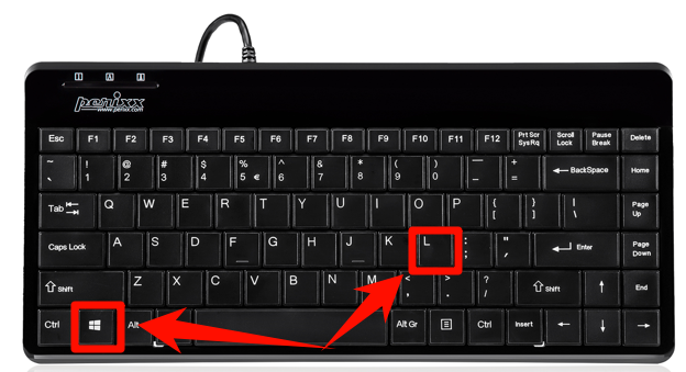 电脑锁屏快捷键是哪个1