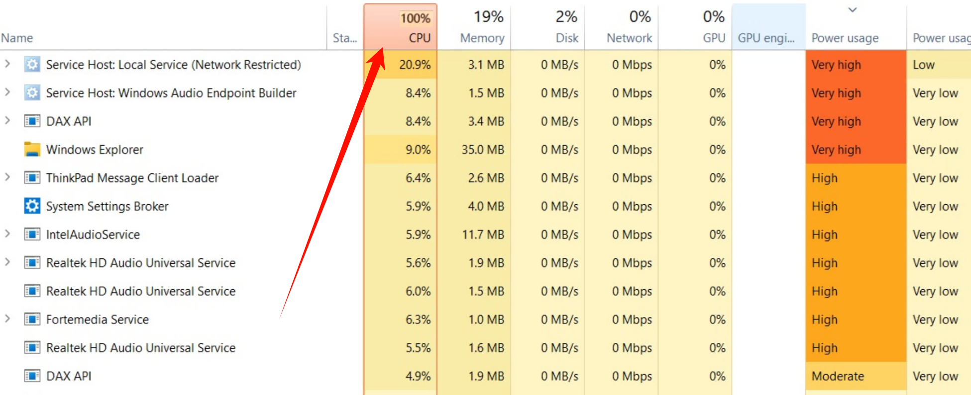 cpu利用率100%正常吗1