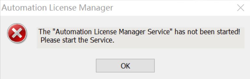 automation license manager无法启动1