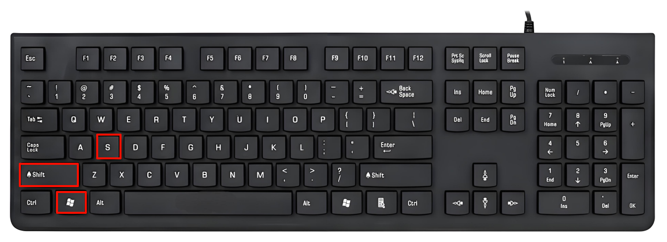 电脑截屏键ctrl加什么3