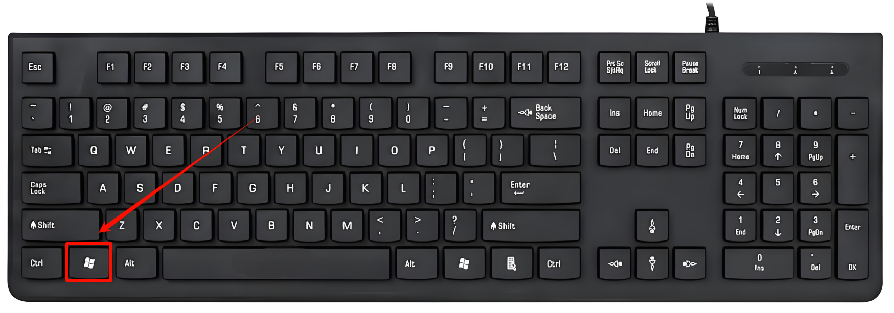 键盘win键被锁怎么解锁2