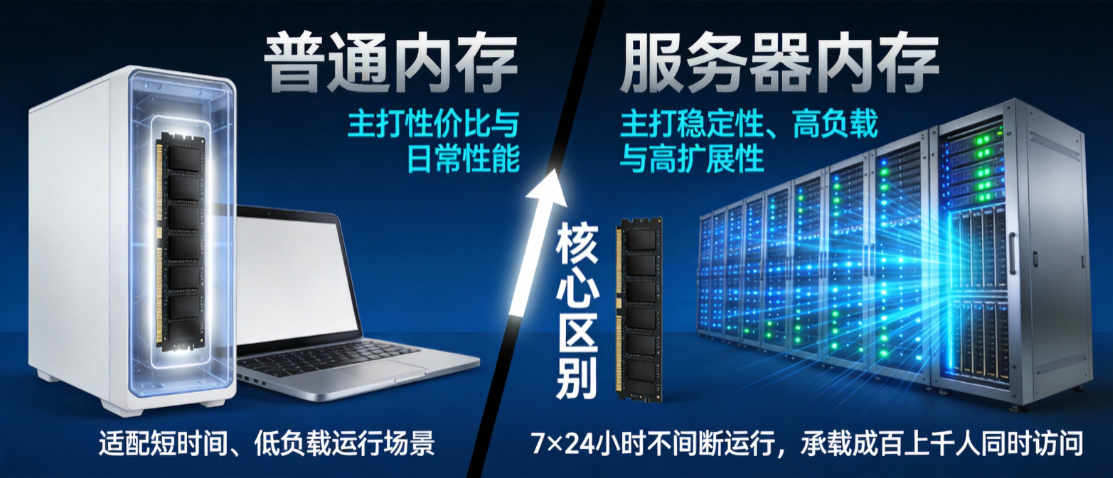 服务器内存和普通内存有什么区别1
